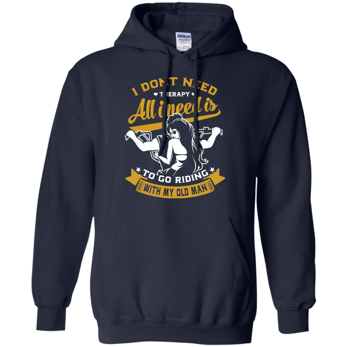 I Don't Need Therapy-T-Shirt & Hoodie-Pullover Hoodie-Navy