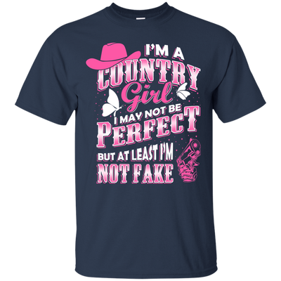 I May Not Be Perfect But At Least I'm Not Fake-T-Shirt & Hoodie-Classic T-Shirt-Navy