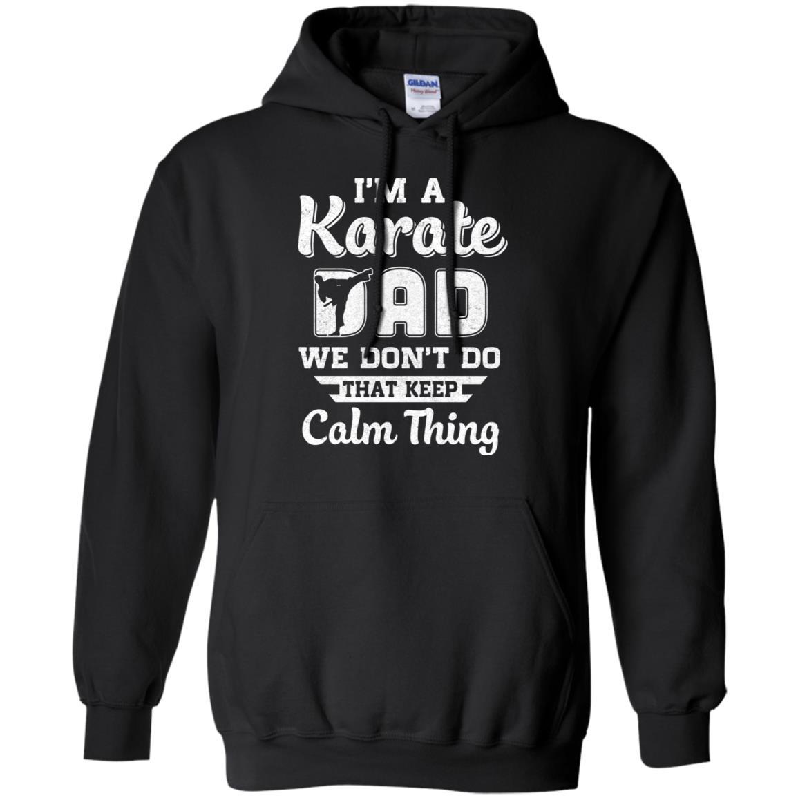 Funny Karate Dad Fighting Kyokushin Gifts-T-Shirt & Hoodie-Pullover Hoodie-Black