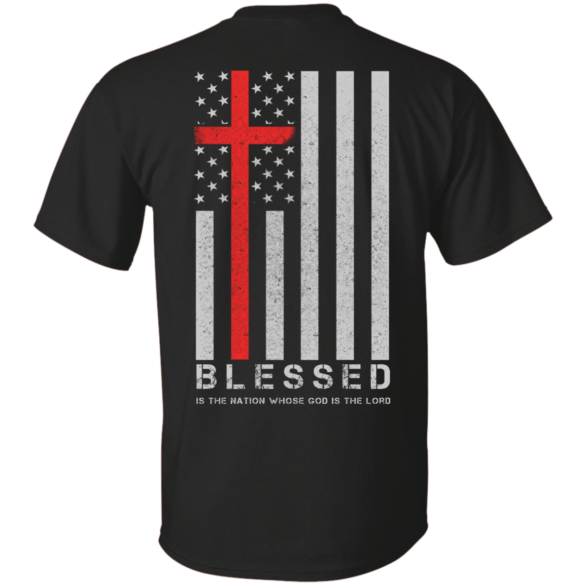 One Nation Under God Blessed-T-Shirt & Hoodie-Classic T-Shirt-Black
