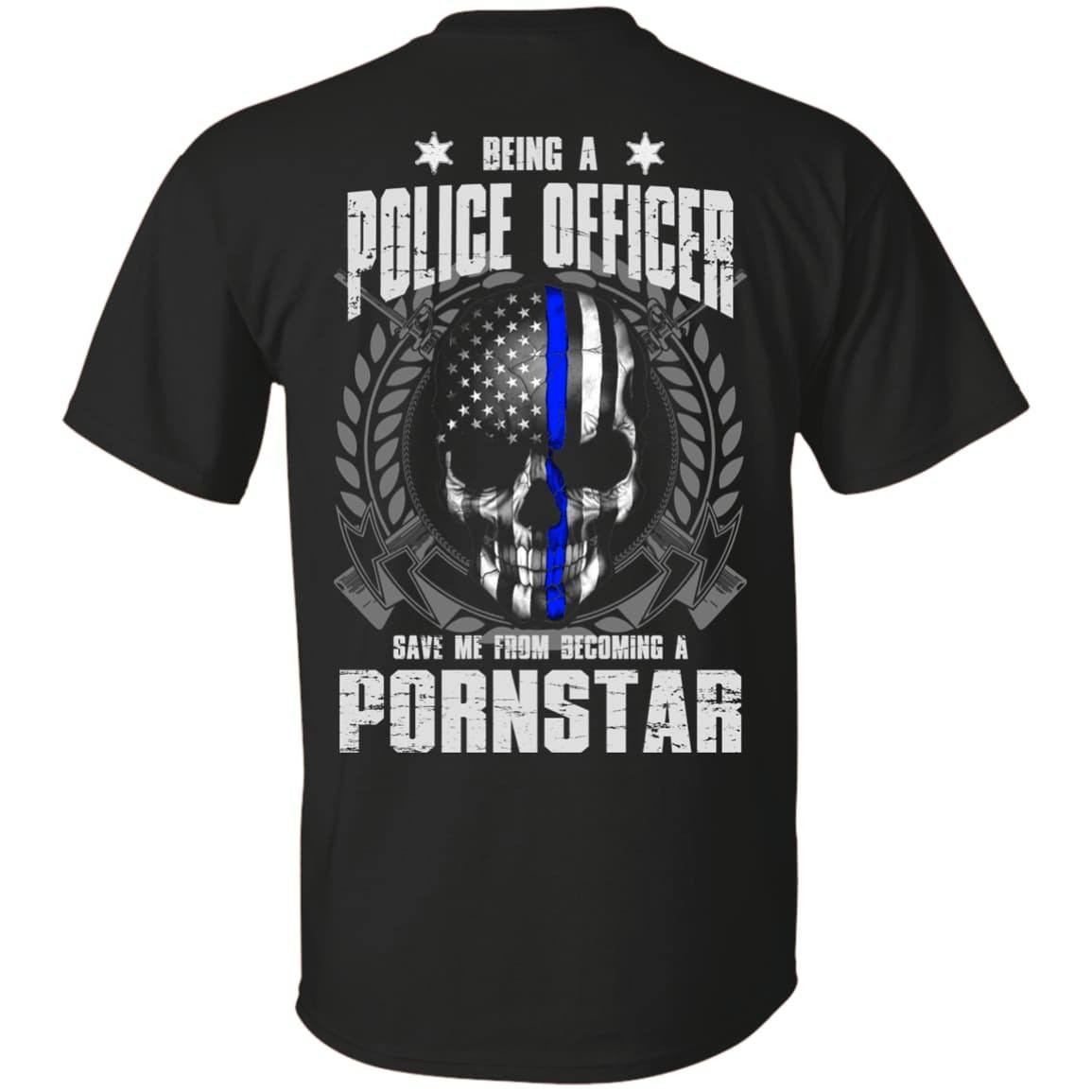 BEING A POLICE OFFICER-T-Shirt & Hoodie-Classic T-Shirt-Black