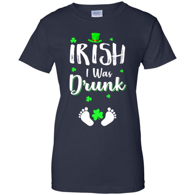 Funny St Patricks Day Pregnancy Announcement Mommy-T-Shirt & Hoodie-Women's T-Shirt-Navy