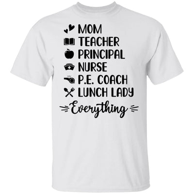 Mom Teacher Principal Nurse Pe Coach-T-Shirt & Tank Top-Classic T-Shirt-White