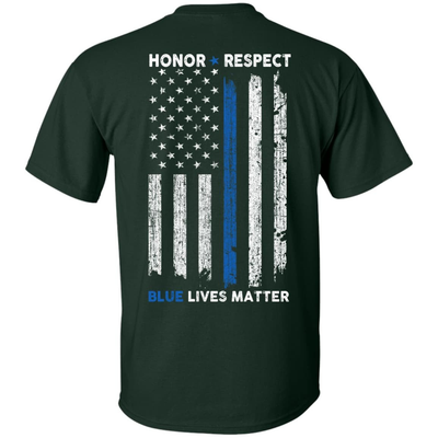 Honor and Respect Police Week-T-Shirt & Hoodie-Classic T-Shirt-Forest Green