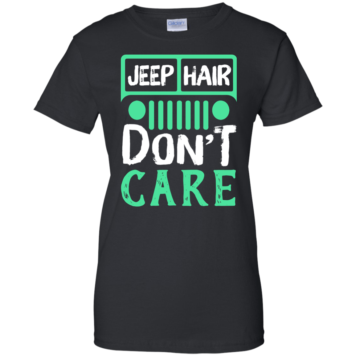 Jeep Hair Don't Care-T-Shirt & Hoodie-Women's T-Shirt-Black
