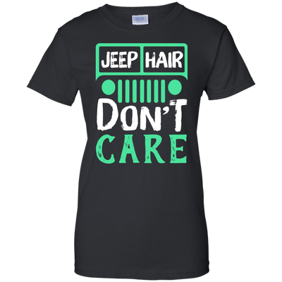 Jeep Hair Don't Care-T-Shirt & Hoodie-Women's T-Shirt-Black