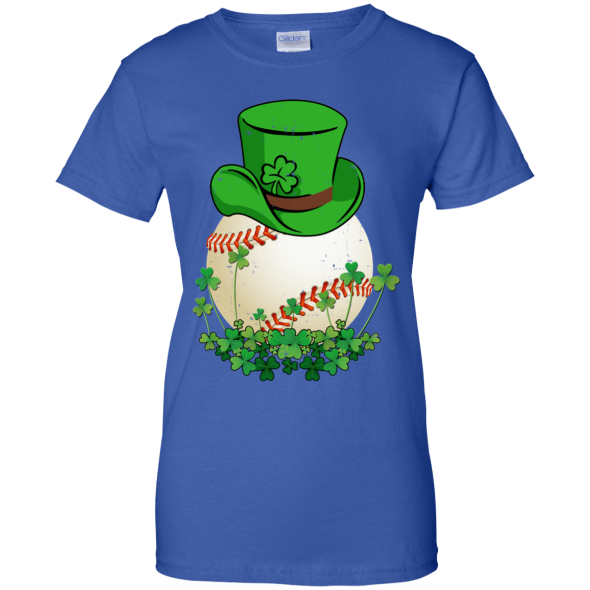 Shamrock Baseball Leprechaun St Patricks Day-T-Shirt & Hoodie-Women's T-Shirt-Royal