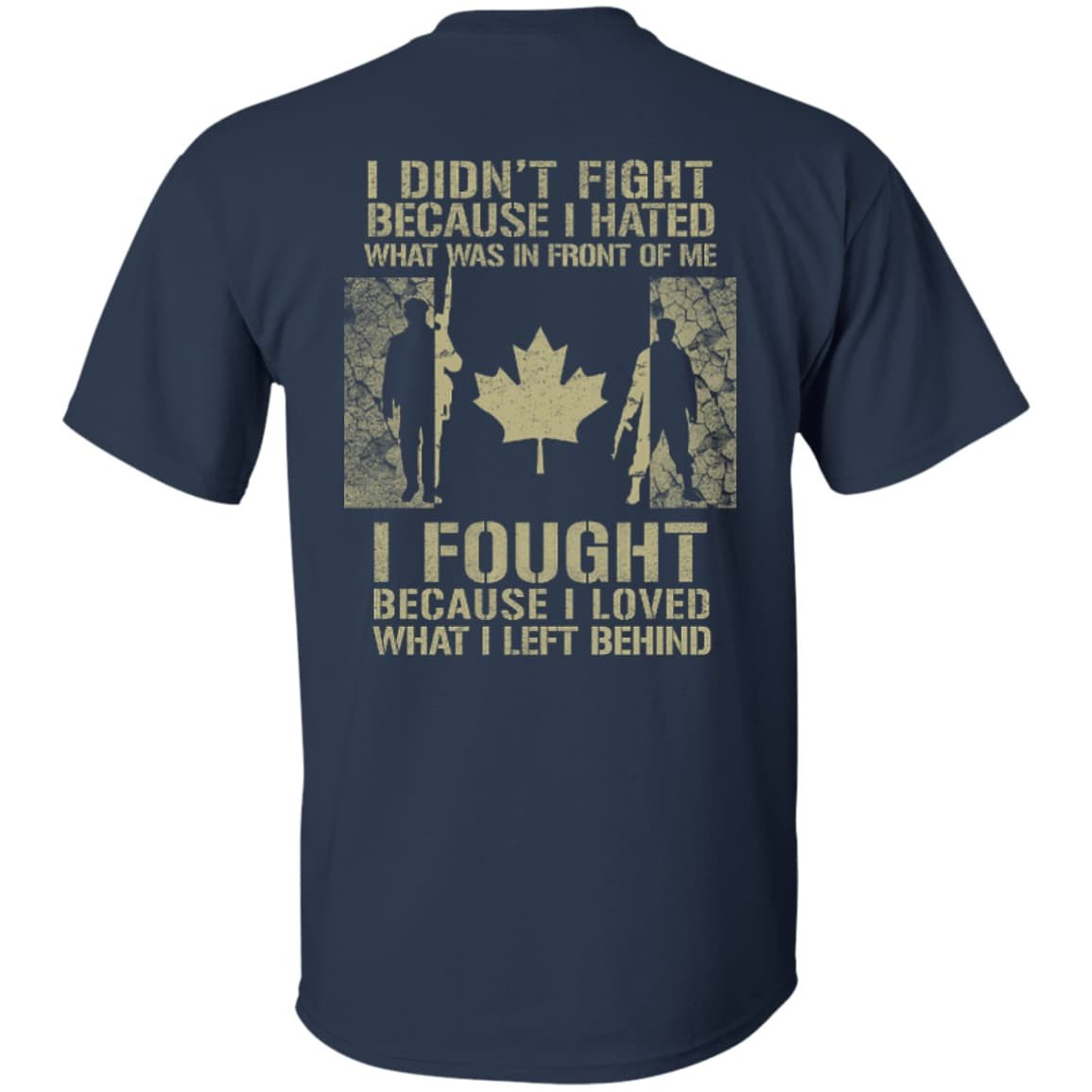 Canada Veteran Affairs-T-Shirt & Hoodie-Classic T-Shirt-Navy