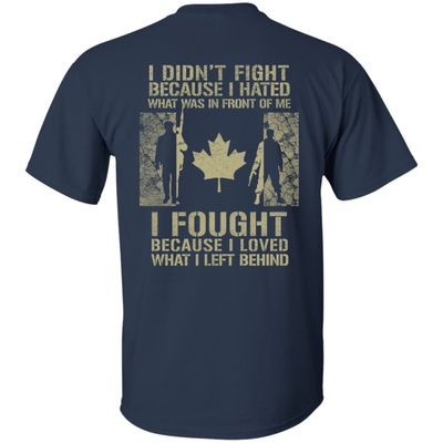 Canada Veteran Affairs-T-Shirt & Hoodie-Classic T-Shirt-Navy
