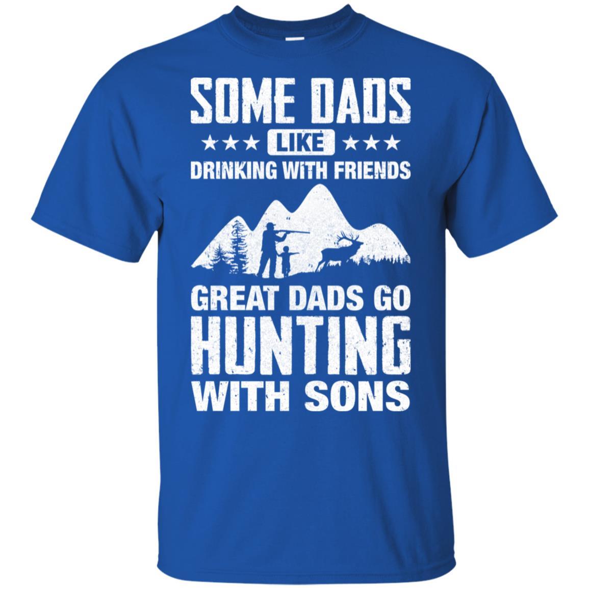 Great Dad Go Hunting With Sons Father Day Gift-T-Shirt & Hoodie-Classic T-Shirt-Royal