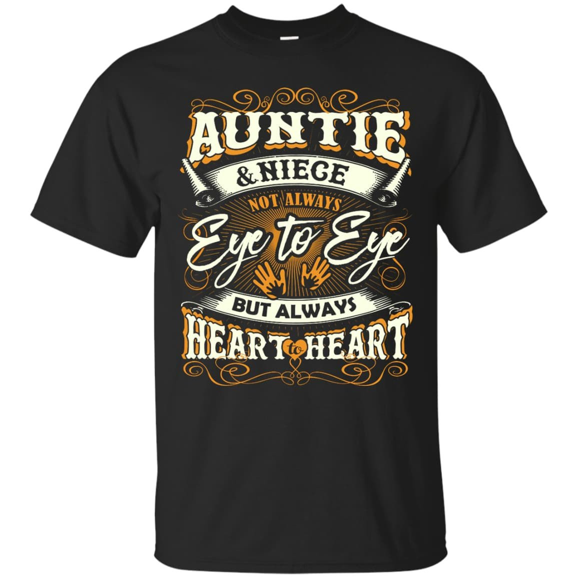 Auntie And Niece Not Always Eye To Eye-T-Shirt & Hoodie-Classic T-Shirt-Black