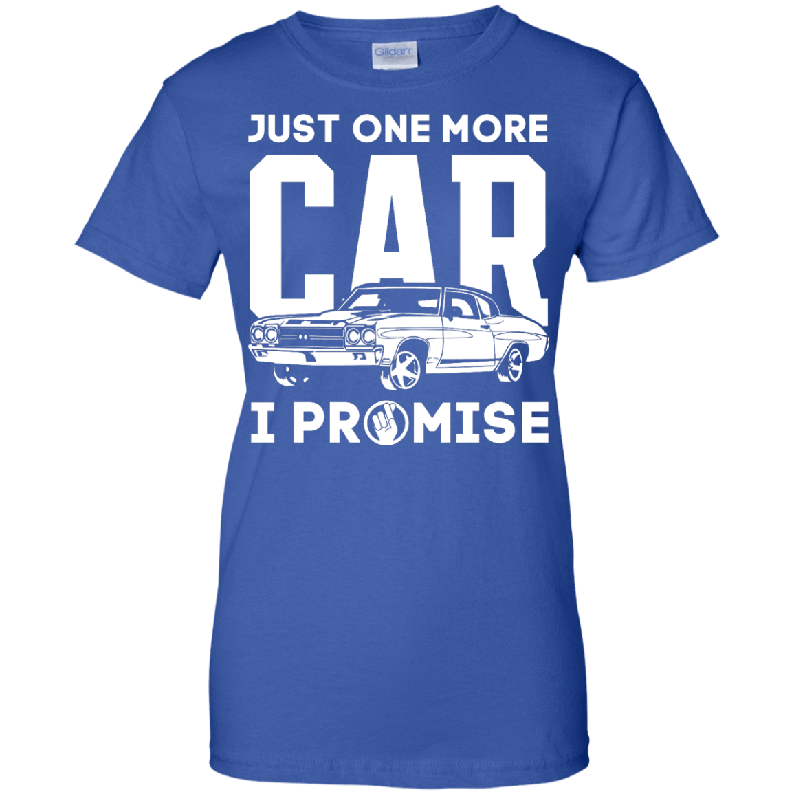Just One More Car I Promise-T-Shirt & Hoodie-Women's T-Shirt-Royal