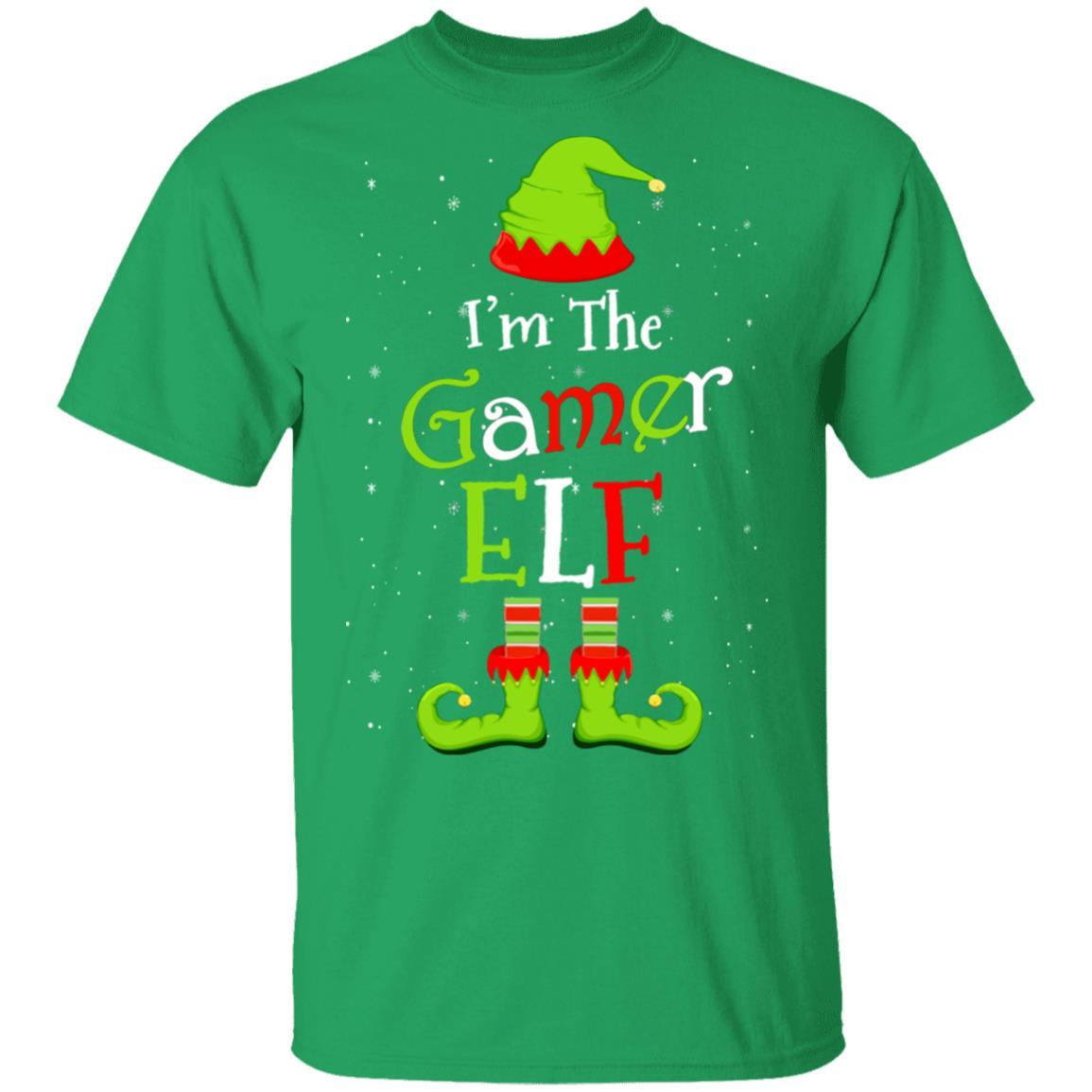 I'm The Gamer Elf Family Matching Funny Christmas Group Gift-T-Shirt & Sweatshirt-Classic T-Shirt-Irish Green