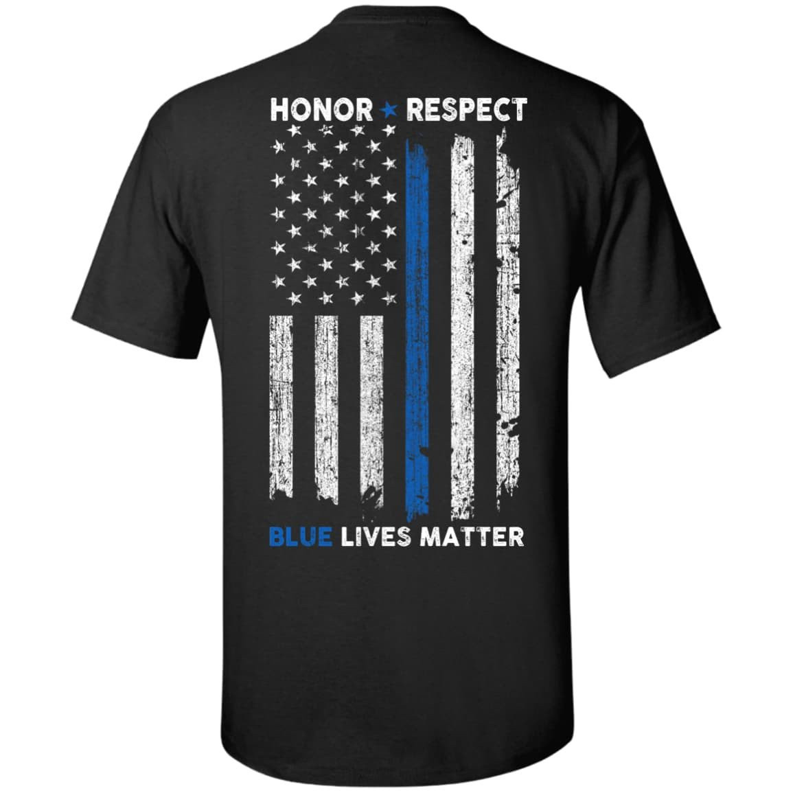 Honor and Respect Police Week-T-Shirt & Hoodie-Classic T-Shirt-Black