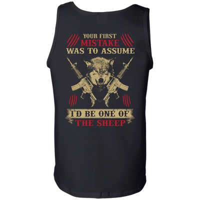 Your First Mistake Was To Assume-T-Shirt & Hoodie-Unisex Tank-Black