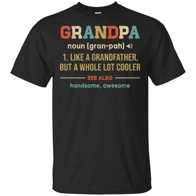 Vintage Grandpa Gifts Grandpa Definition Fathers Day-T-Shirt & Hoodie-Classic T-Shirt-Black