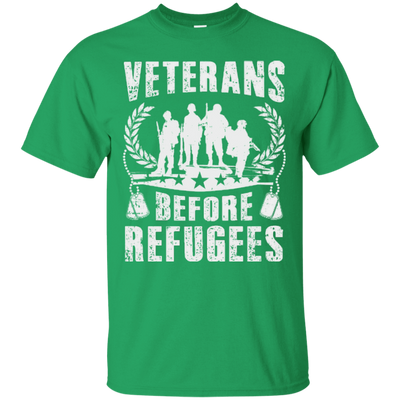 VETERANS BEFORE REFUGEES-T-Shirt & Hoodie-Classic T-Shirt-Irish Green