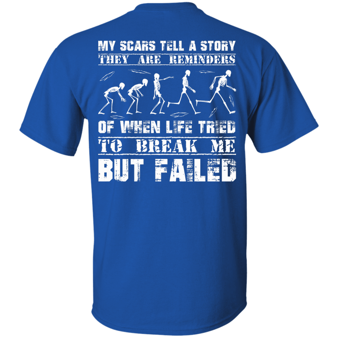 My Scars Tell A Story-T-Shirt & Hoodie-Classic T-Shirt-Royal