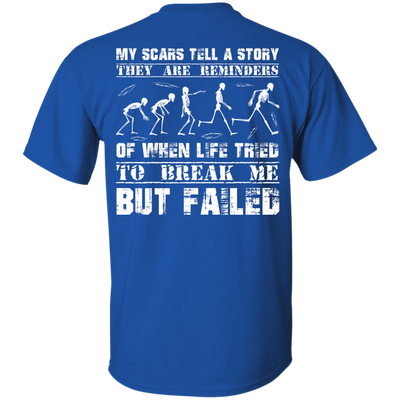 My Scars Tell A Story-T-Shirt & Hoodie-Classic T-Shirt-Royal