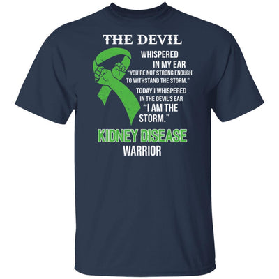 I Am The Storm Support Kidney Disease Awareness-T-Shirt & Hoodie-Classic T-Shirt-Navy