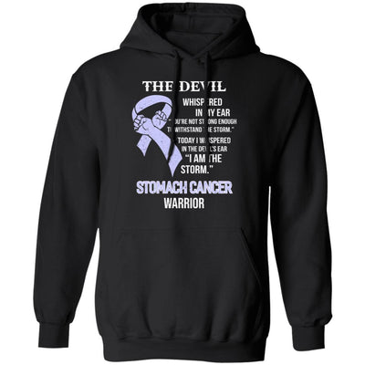 I Am The Storm Support Stomach Cancer Awareness-T-Shirt & Hoodie-Pullover Hoodie-Black
