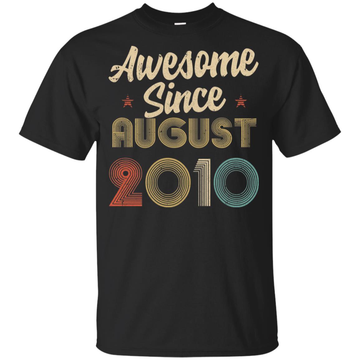 Awesome Since August 2010 Vintage 12th Birthday Gifts Youth