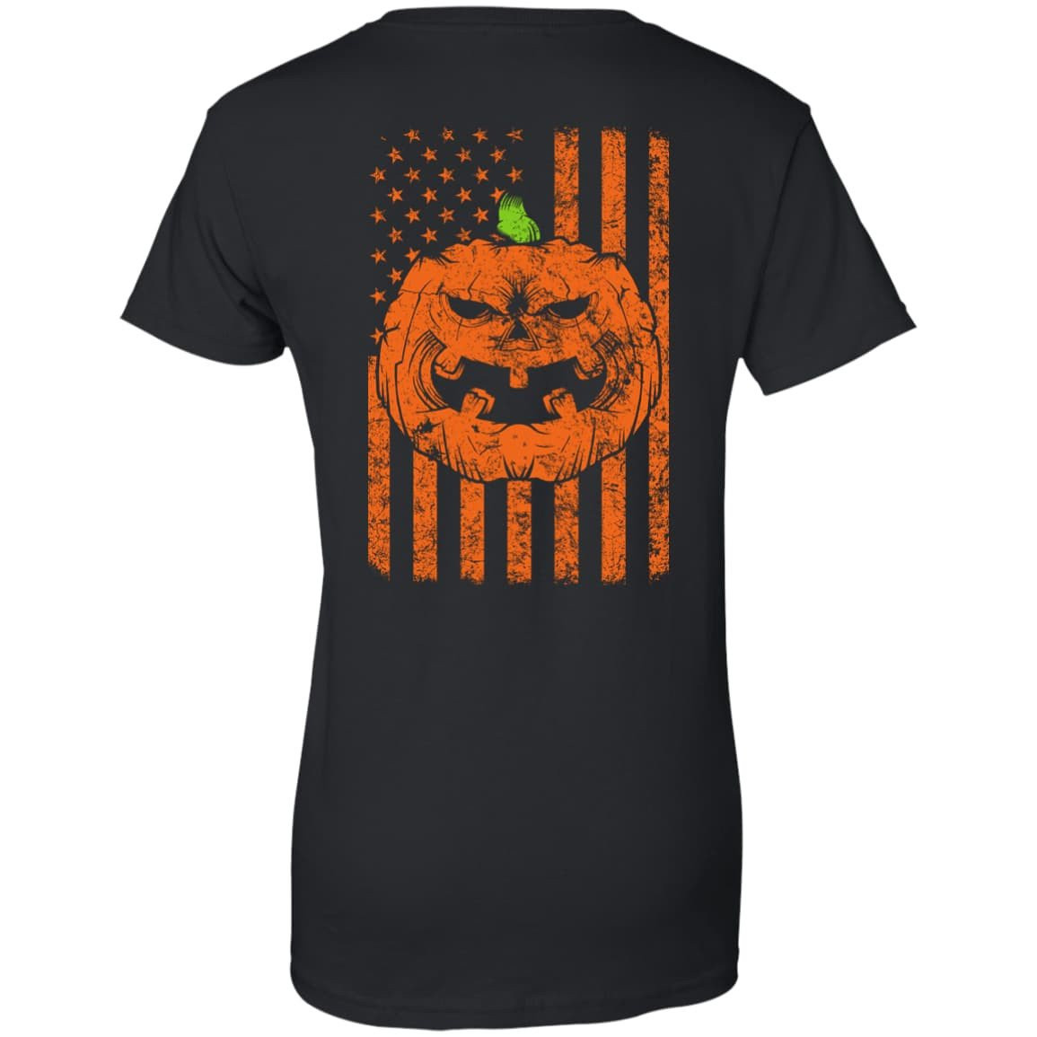 Halloween American Flag-T-Shirt & Hoodie-Women's T-Shirt-Black
