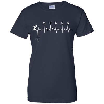 Heartbeat Gear Shifting-T-Shirt & Hoodie-Women's T-Shirt-Navy