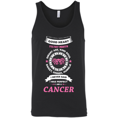 I Never Said I Was Perfect I Am A CANCER-T-Shirt & Hoodie-Unisex Tank-Black