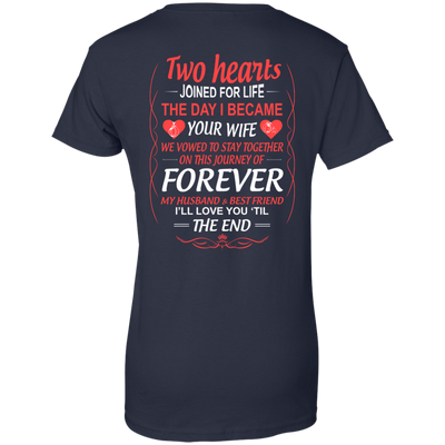 LOVE YOU TILL THE END-T-Shirt & Hoodie-Women's T-Shirt-Navy