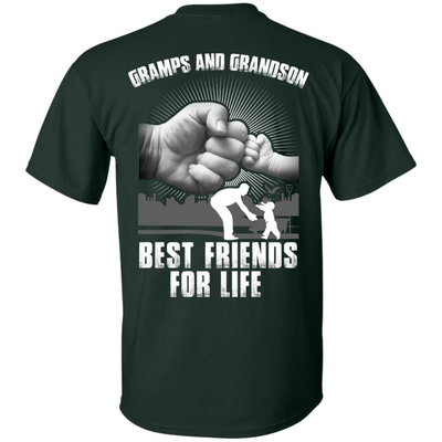 Gramps And Grandson Best Friends For Life-T-Shirt & Hoodie-Classic T-Shirt-Forest Green