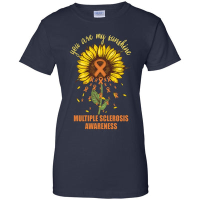 You Are My Sunshine Multiple Sclerosis Awareness-T-Shirt & Hoodie-Women's T-Shirt-Navy