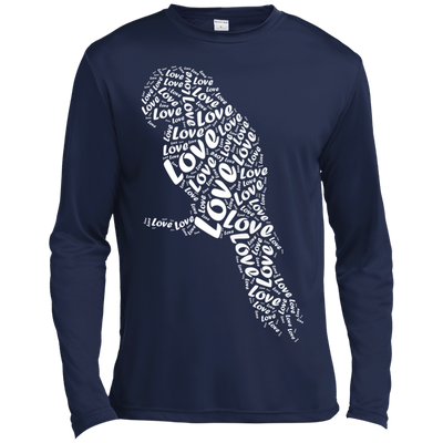 I Love Parrots-T-Shirt & Hoodie-Long Sleeve T-Shirt-Navy