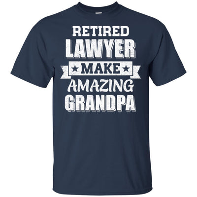Funny Retired Lawyer Make Amazing Grandpa Gifts-T-Shirt & Hoodie-Classic T-Shirt-Navy