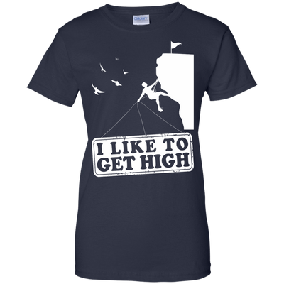 I Like To Get High-T-Shirt & Hoodie-Women's T-Shirt-Navy