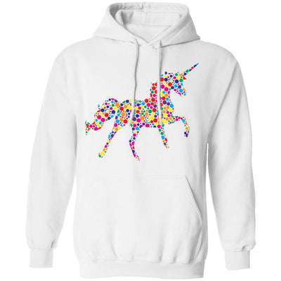 Dot Unicorn Lovers International Dot Day-T-Shirt & Hoodie-Pullover Hoodie-White