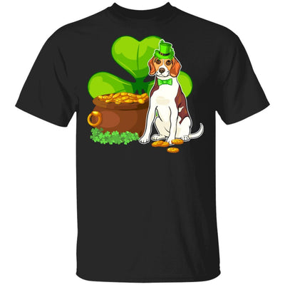 Beagle St Patrick's Day Irish Dog Lover Funny Gifts-T-Shirt & Hoodie-Classic T-Shirt-Black