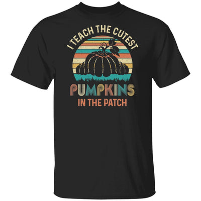 I Teach The Cutest Pumpkins In The Patch Halloween Costumes-T-Shirt & Hoodie-Classic T-Shirt-Black