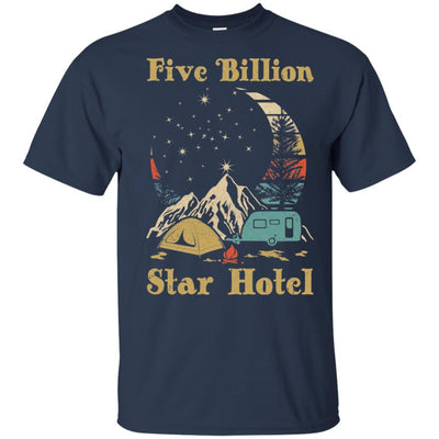 Vintage Five Billion Star Hotel Moom Camping-T-Shirt & Hoodie-Classic T-Shirt-Navy