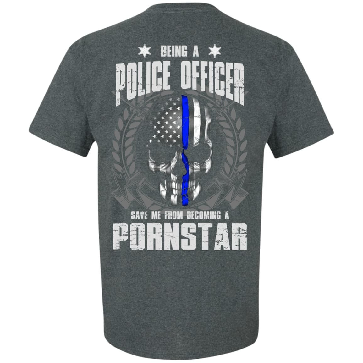 BEING A POLICE OFFICER-T-Shirt & Hoodie-Classic T-Shirt-Dark Heather
