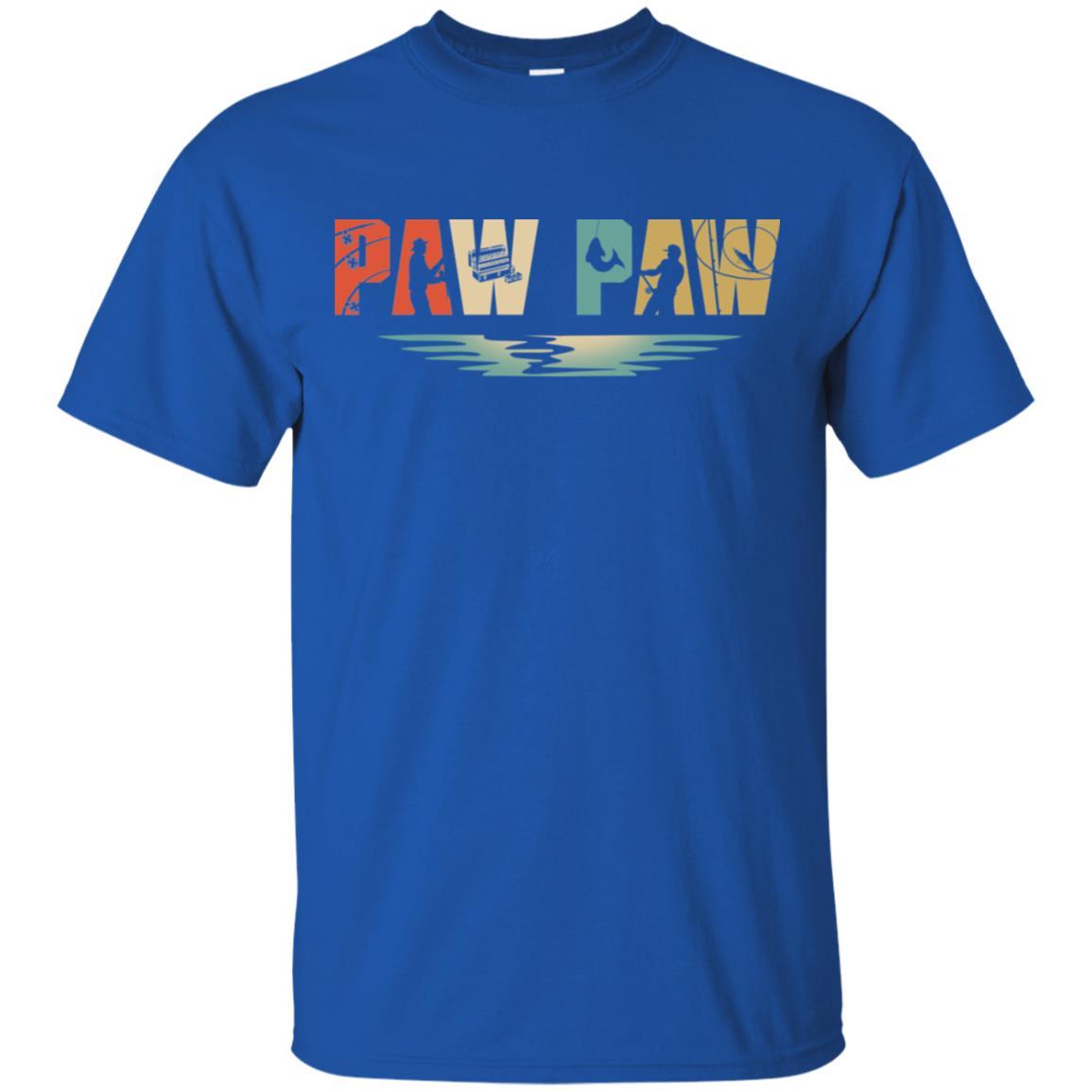 Vintage Fishing Paw Paw Father's Day Gift-T-Shirt & Hoodie-Classic T-Shirt-Royal