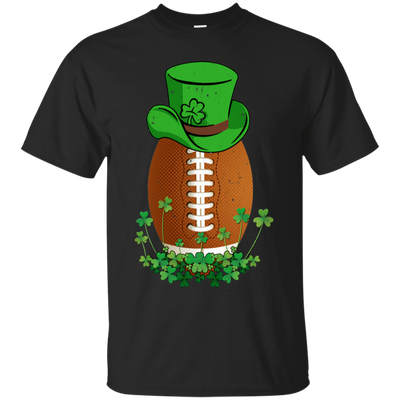 Shamrock Football Leprechaun St Patricks Day-T-Shirt & Hoodie-Classic T-Shirt-Black