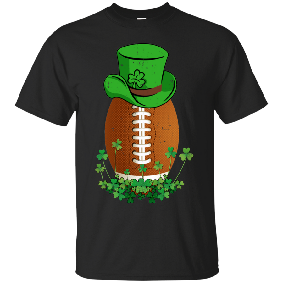 Shamrock Football Leprechaun St Patricks Day-T-Shirt & Hoodie-Classic T-Shirt-Black
