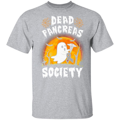 Dead Pancreas Society Diabetes Awareness Halloween Ghost-T-Shirt & Hoodie-Classic T-Shirt-Sport Grey
