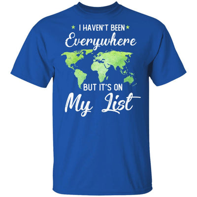 I Haven't Been Everywhere But It's On My List Hippie-T-Shirt & Hoodie-Classic T-Shirt-Royal