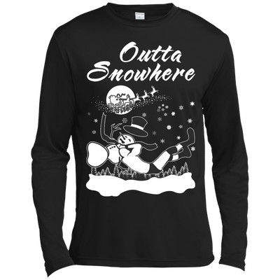 Outta Snowhere-T-Shirt & Hoodie-Long Sleeve T-Shirt-Black