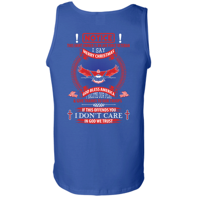 Notice This Shirt Owner Is An Air Force Veteran-T-Shirt & Hoodie-Unisex Tank-Royal