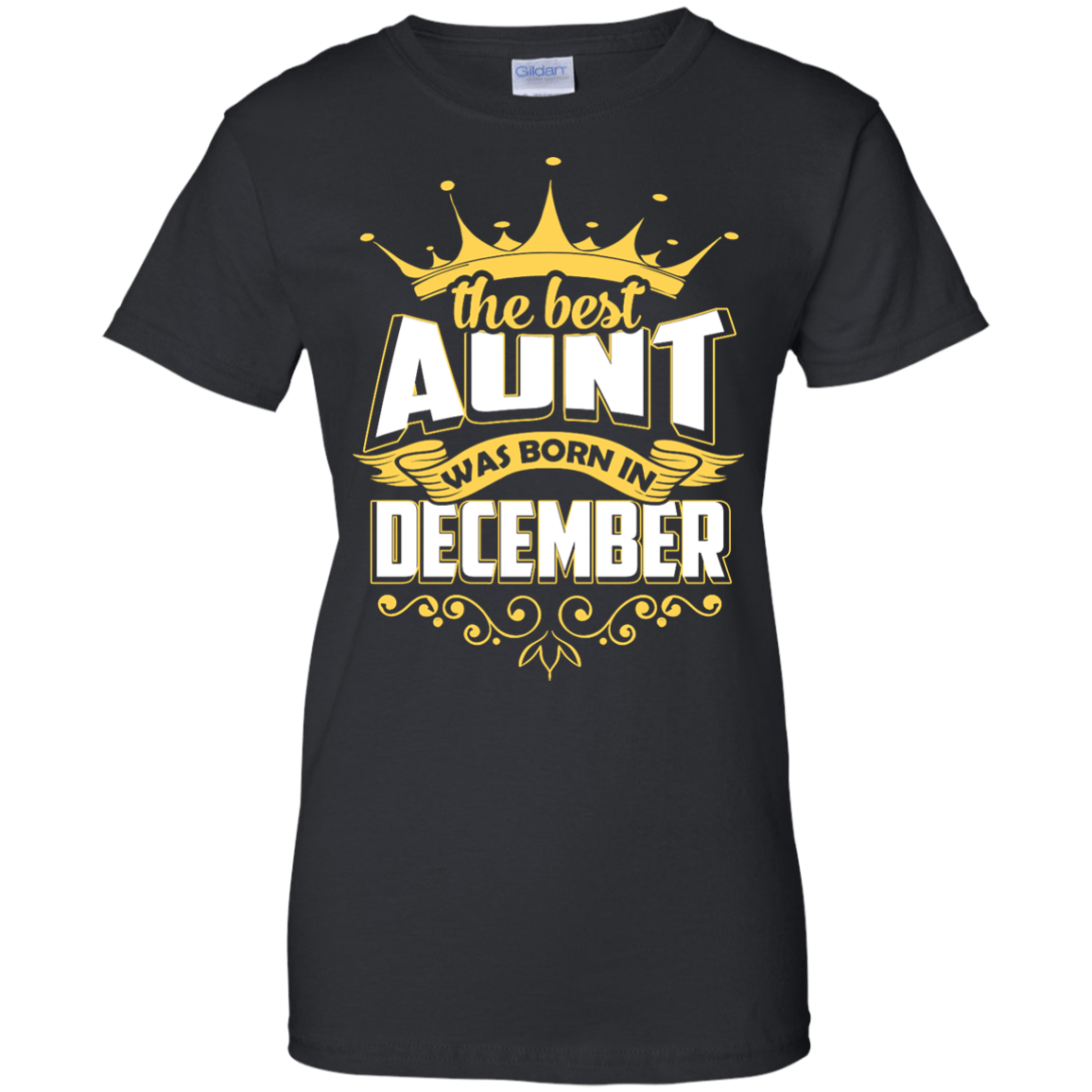 The Best Aunt Was Born In December-T-Shirt & Hoodie-Women's T-Shirt-Black