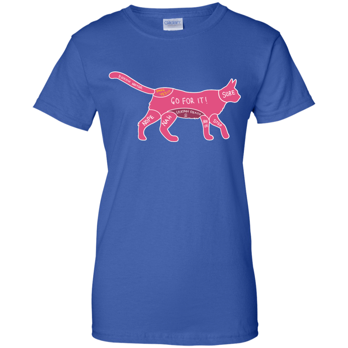 Proper way to pet a Cat lover-T-Shirt & Hoodie-Women's T-Shirt-Royal