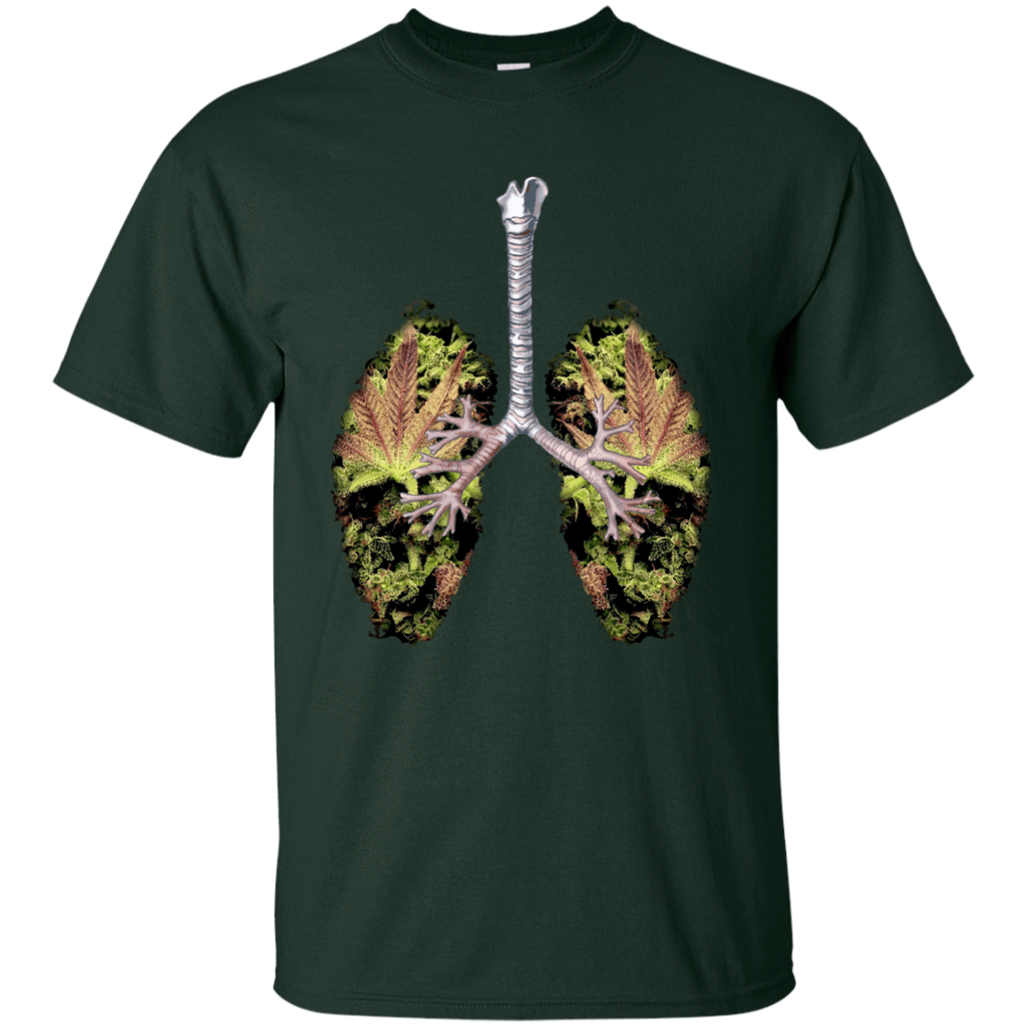 My Weed Lungs-T-Shirt & Hoodie-Classic T-Shirt-Forest Green